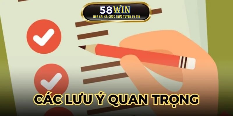 Những lưu ý quan trọng khi tạo tài khoản